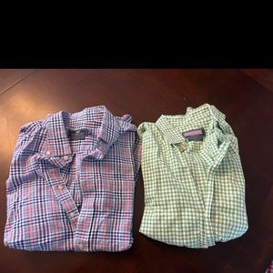 Two Vineyard Vines dress shirts